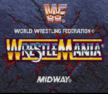 WWF WrestleMania - The Arcade Game (Japan) screen shot title